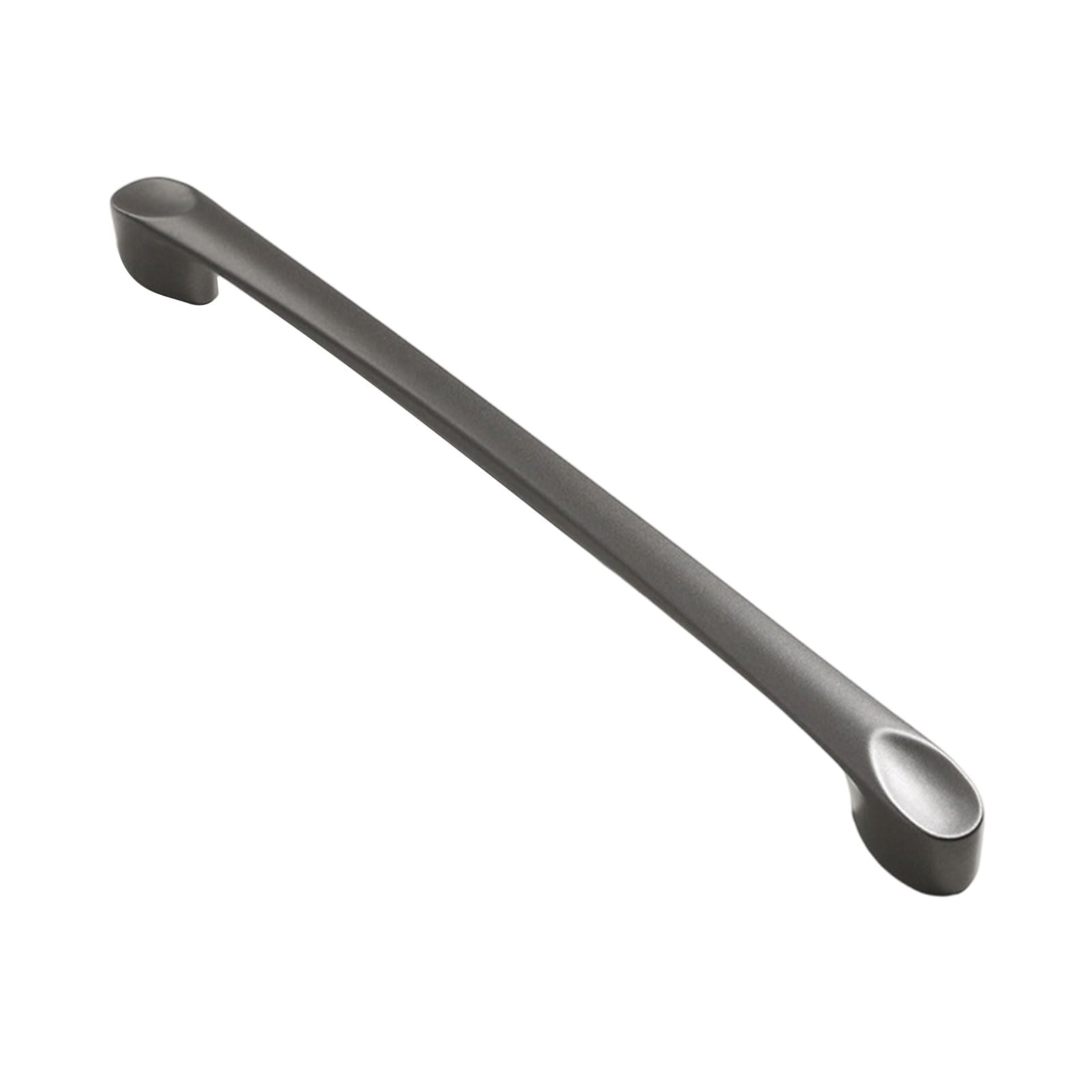 Zbiianxer 192 Hole Gray 2Pcs Simple Furniture Decorative Handle Aluminum Alloy Cabinet Knob Wardrobe Pulls Drawer Hardware Handles And For Dressers Simple