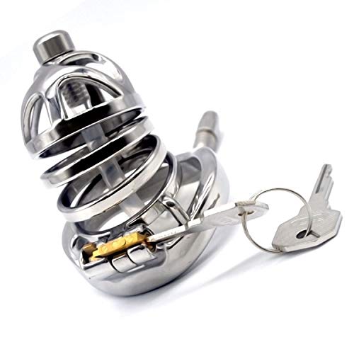 Dispositif de chasteté masculin acier chirurgical avec anneau 50mm