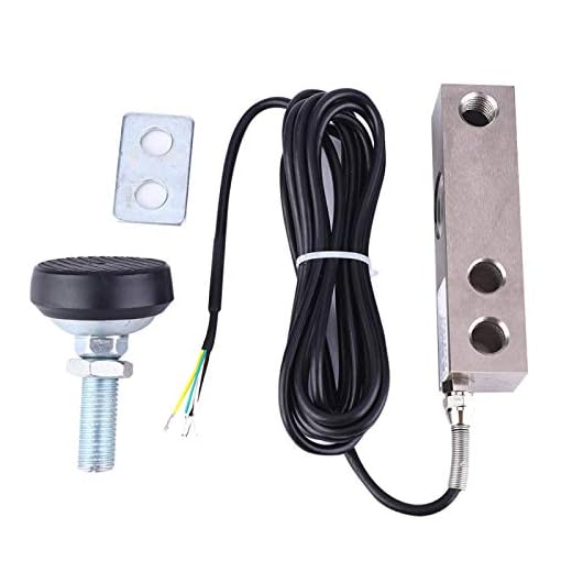 Wägezelle Sensor, Wägesensors Tragbarer Gewichtssensor Skalensensor Wiegen 2000 kg Präzisions Scherstrahl Lastzellensensor mit Geschirmtem Kabel für Behältergewicht Hochdruck Wägetechnik