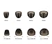 ALXCD Eartips Compatible with Sennheiser Momentum HD1 in-Ear Earbud, XS/S/M/L 4 Sizes 8 Pair Soft Silicone Replacement Ear Tips Adapters, Compatible with Sennheiser Earphone Momentum (8 Pairs)