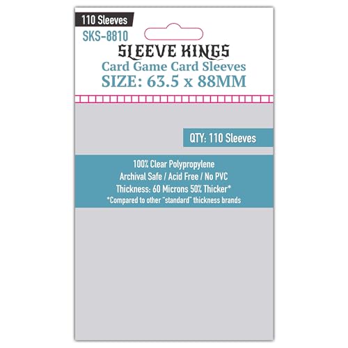 Sleeves Sleeve Kings (63.5x88mm, 110ct) Clear