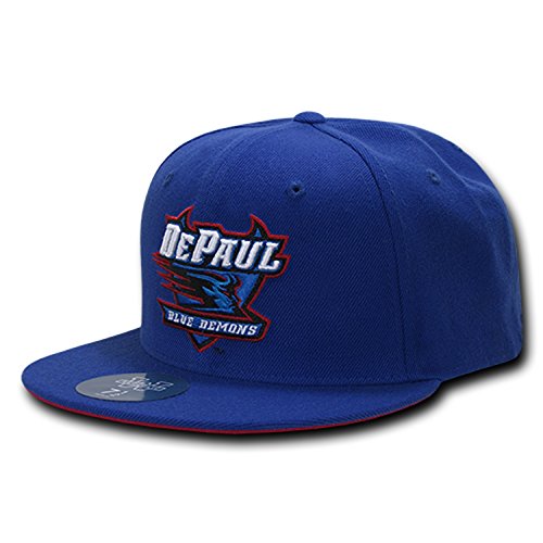Gorra ajustada plana béisbol Royal Blue miniatura 1