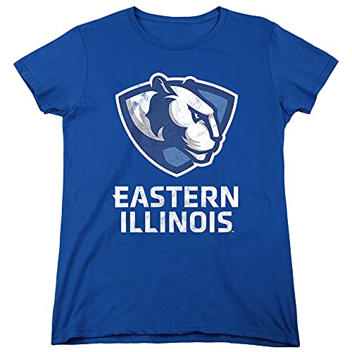 Eastern Illinois University Official Panthers Logo Women's T, Royal Blue, L