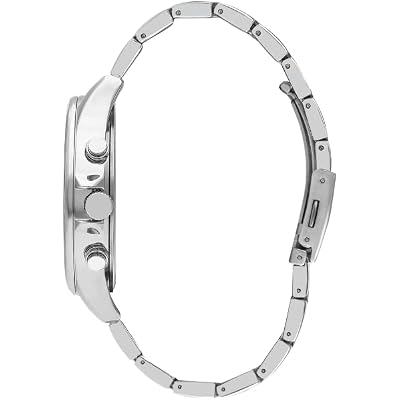 Lee Cooper VX9JE1 Men's Movement Watch with Multifunction Display and Metal Strap - LC07802.390, Silver, Strap