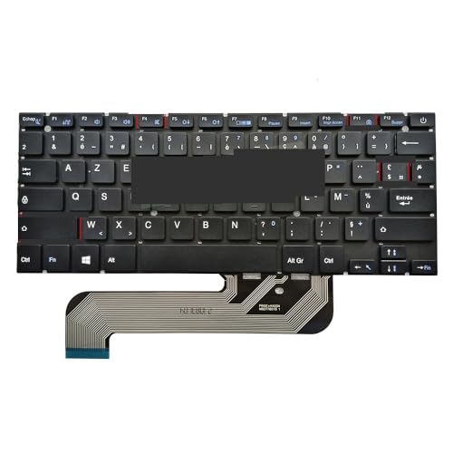 Clavier français AZERTY pour Prestigio SmartBook 141C PSB141C01 et modèle Belgique