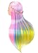 Cosmetology Mannequin Manikin Heads with Hair, Colorful Mannequin Practice Dolls Head- Synthetic Hair (Pink Series)