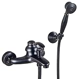 Pommeaux de douche antiques en cuivre chaud et froid