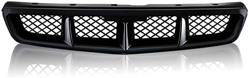 EPARTS Black ABS Mesh Front Bumper Hood Grill Grille Cover Fit For 1999 2000 Honda Civic DX EX Si Coupe Sedan