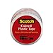 Scotch Colored Plastic Tape, 1.5 x 125-Inch, Clear, Pack of 6