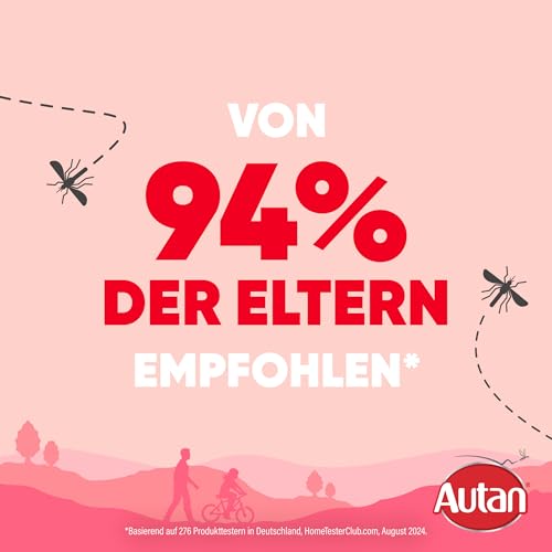 Autan Kids Pumpspray, Effektiver Insektenschutz gegen Mücken und Zecken, Mückenschutz, Travel Essentials, 1er Pack, 100 ml
