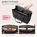 RAINSMORE Laptop Handbags for Women 15.6 Inch Ladies Work Bags with Compartments, PU Leather Laptop Tote Bag Waterproof Large Handbag Shoulder Bag for School Office Business