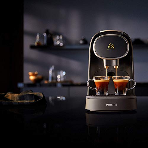 Philips L'OR Barista LM8016/90 - Cafetera compatible con cápsula individual/doble, 19 bares presión, depósito 1 l… - Imagen 7