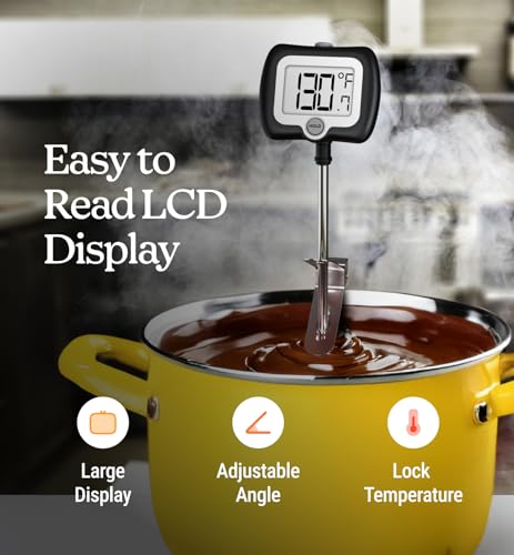 Digital Candy Thermometer with Pot Clip, 10