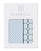 SwaddleDesigns SwaddleDuo, Modern Duo (Set of 2 in Pastel Blue)