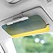 Day/Night Polarized Sun Visor Extender for Car/Trucks, Anti-Glare UV Protection Clip-On Shield, Shatterproof Optical Acrylic/Heat Reducer/Universal Adhesive-Free Sun Visor for Car Windshield
