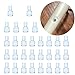 YouU Pare-chocs de table en verre avec tige pour Table Meubles Armoire Trous De Bord 8mm/9mm/10mm (6 x10 mm/30pcs)