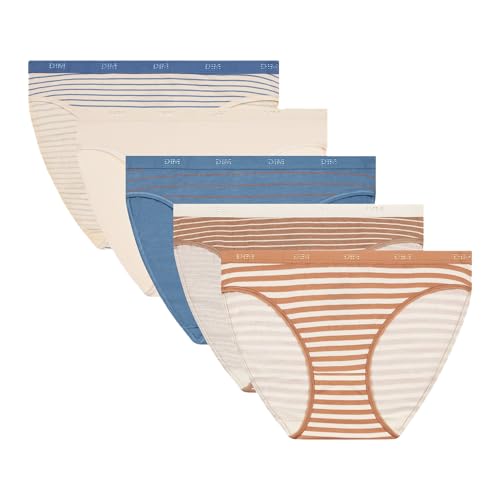 Dim Lot de Culottes Les Pockets X5 Bragas, Lote Riviera, L (Pack de 5) para Mujer