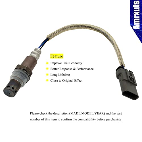 Amrxuts 4pcs 234-4940 234-4974 Upstream Downstream Air Fuel Ratio O2 Oxygen Sensor for Cadillac Escalade for Silverado Suburban Tahoe for GMC Sierra Yukon XL 12659516 12657188