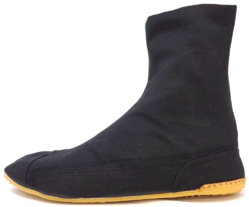 Rikio Ninja Tabi Shoes Low Top Comfort-Cushioned ! Black Jikatabi (25.5cm JP / 8.5 US Women / 7.5 US Men)4