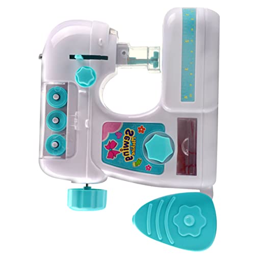 SHINEOFI 1Pieza Mini Máquina De Coser Eléctrica Para Niñas Set De Simulado Para Ropa Casa Electrodoméstico De Coser
