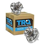 TRQ Rear Left and Right Wheel Bearing and Hub Assembly Set 2 Piece Compatible with...