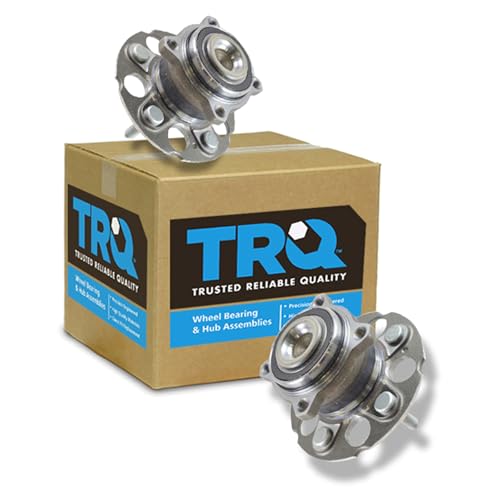 Image of TRQ Rear Left and Right Wheel Bearing and Hub Assembly Set 2 Piece