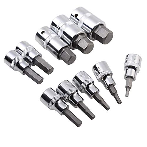 Juego de 10 piezas llaves Allen hexagonales métricas miniatura 2