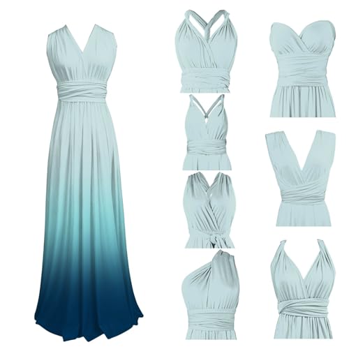 Robe femme chic F602 : sublimez votre silhouette grâce au dos dégradé et bretelles modulables