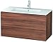 Duravit LC624207979 LC6242 L-Cube 40" Single Wall Mounted Wood Vanity Cabinet Only - Less Vanity Top