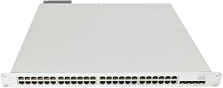 Cisco Meraki MS320-48FP-HW MS320-48FP L3 Cloud Managed 48 Port GigE 740W PoE Switch - Unclaimed (Renewed)