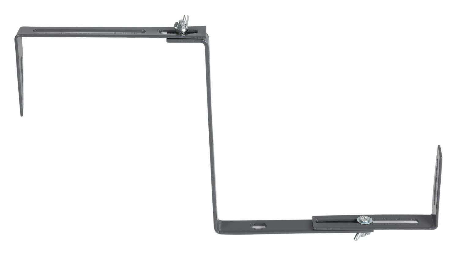 Blumenkastenhalter Grau 8er Set Balkonhalter Geländerhalter ohne Bohren | BURI, Geländerhalterung, wetterfest, universell, stabile Befestigung, Brüstung, Kunststoff, langlebig, einfache Montage