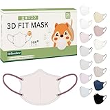 【フィット感UP!】子供用マスク 不織布 立体マスク 小学生 女の子 男の子 3dマスク 小さめ 子供 不織布 30枚 肌にやさしい 耳が痛くならない 息がしやすい 通気性 飛沫対策 花粉用 キッズ こどもマスク 不織布 子供 brodioマスク バイカラー ライラック×紐ワインローズ