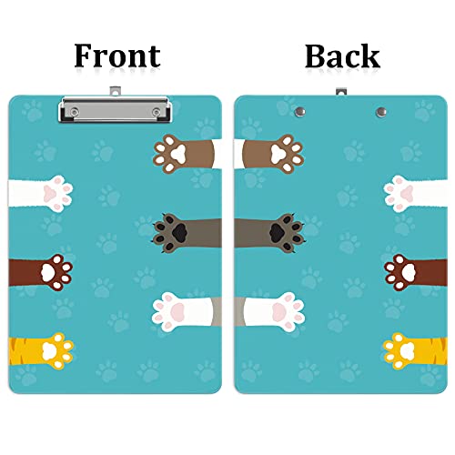 Image of Plastic A4 Clipboards, Clip Board Stardard Letter Size 9 x 12.5 in
