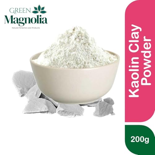 Image of Kaolin Clay Powder for Face & Skin Care Natural White Clay Helps in Gentle Cleansing Tan Removal & Skin glowing Ideal For All Skin Types (100gm)