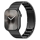 [EIHAIHIS] 【2025 新型】コンパチブル アップルウォッチ バンド 46mm 49mm 45mm 44mm 42mm 41mm 40mm 38mm ステンレス 工具不要の長さ調整対応 交換ベルトfor iWatch Series11/10/Ultra3 2 1 /9/8/SE3/SE2/SE1/7/6/5/4/3 通勤 ビジネス 旅行 バンケット 贈り物