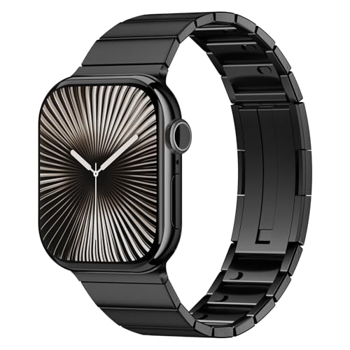 Bracelet Apple Watch métal idéal pour le bureau et les réunions d'affaires