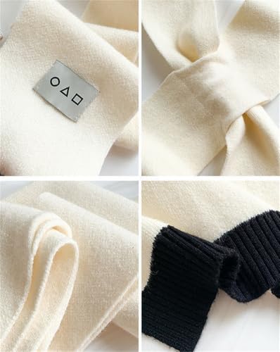 Womens Knitted Shawl Wraps Y2k Scarf for Women Knotted Cardiagn Casual Shoulder Tops Sweater Cover Up Blouses Cashmere Cape2