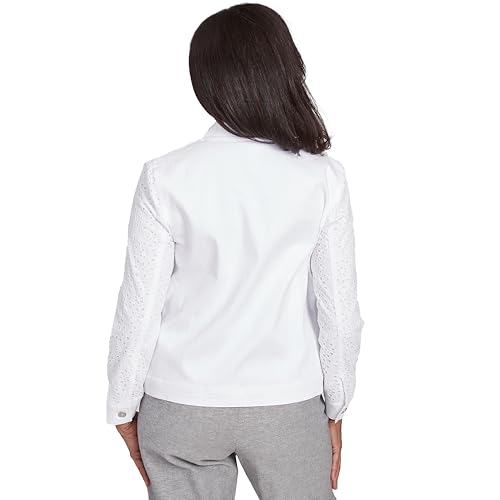 Alfred Dunner Eylet Denim Jacket3