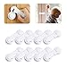 DIIQII 10 Pcs Sécurité Serrures pour Bébé,Sécurité Placard Enfant et Loquets Verrouillage, Serrures de Tiroirs Avec Colle Forte Sans Perçage Pour Armoires de Cuisine Tiroirs Fours Réfrigérateurs
