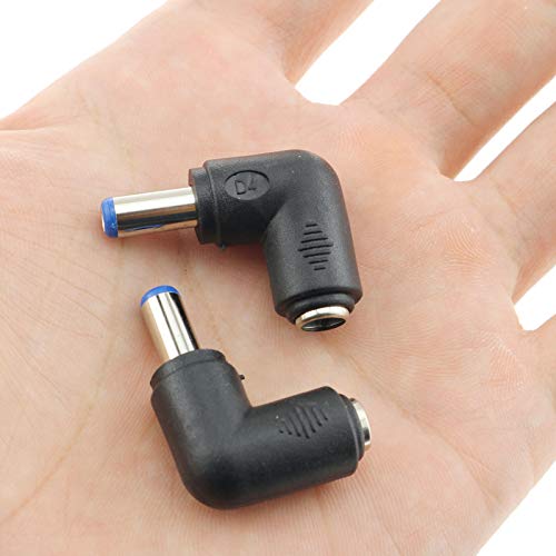 Adaptador Conector DC 5.5x2.1mm Ángulo 90° Pack 2 miniatura 5