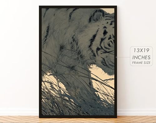 Image of Gamya Framed Japan Samurai Theme Wall Painting Posters For Office, Living Room, Bedroom Wall Decor - Japanese Japandi Samurai Aesthetic Room Decor (STB (B) Black, 13x19 Inches, Framed)