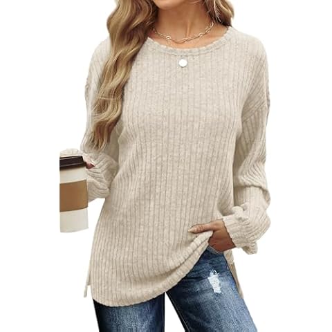Aokosor Long Sleeve Lightweight Tunic Top Cover