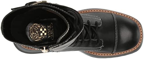 Vince Camuto Women's Footwear Women's Monchia Double Buckle Combat Boot, Black, 6 | Image 4