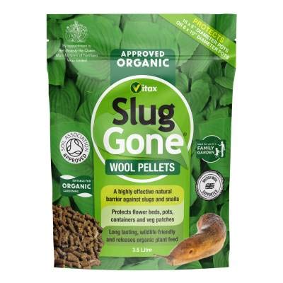 Vitax Slug Gone Wool Pellets (3.5L) X 2 Pouches