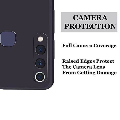 Image of A rtistque Back Cover Case for Vivo Z1 Pro with Camera Protection | Shockproof TPU | Stylish Protective Design | Slim Fit | Ultra Matte | Vivo Z1 Pro Back Cover - Black