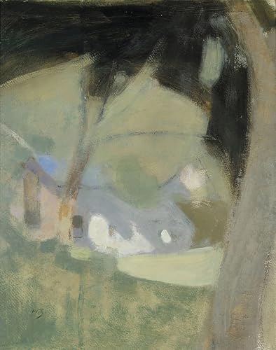 Tableau Helene Schjerfbeck la composition de la vieille brasserie portrait sur toile 60x90cm