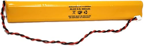 Miniatura 6 de (5 unidades) BAT9.6V700 9.6v 900mAh Señal de salida Luz de emergencia ELBB003 ELB-B003 NiCad Batería Reemplazo ELB-B004 ELBB004 OSA228 CUSTOM-306-U
