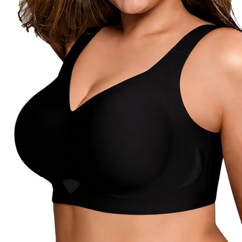 Image of Smoothing Bra Anti Sagging Wireless Push Up Bras for Women No Underwire Full Coverage Bra Comfy Bras for Women