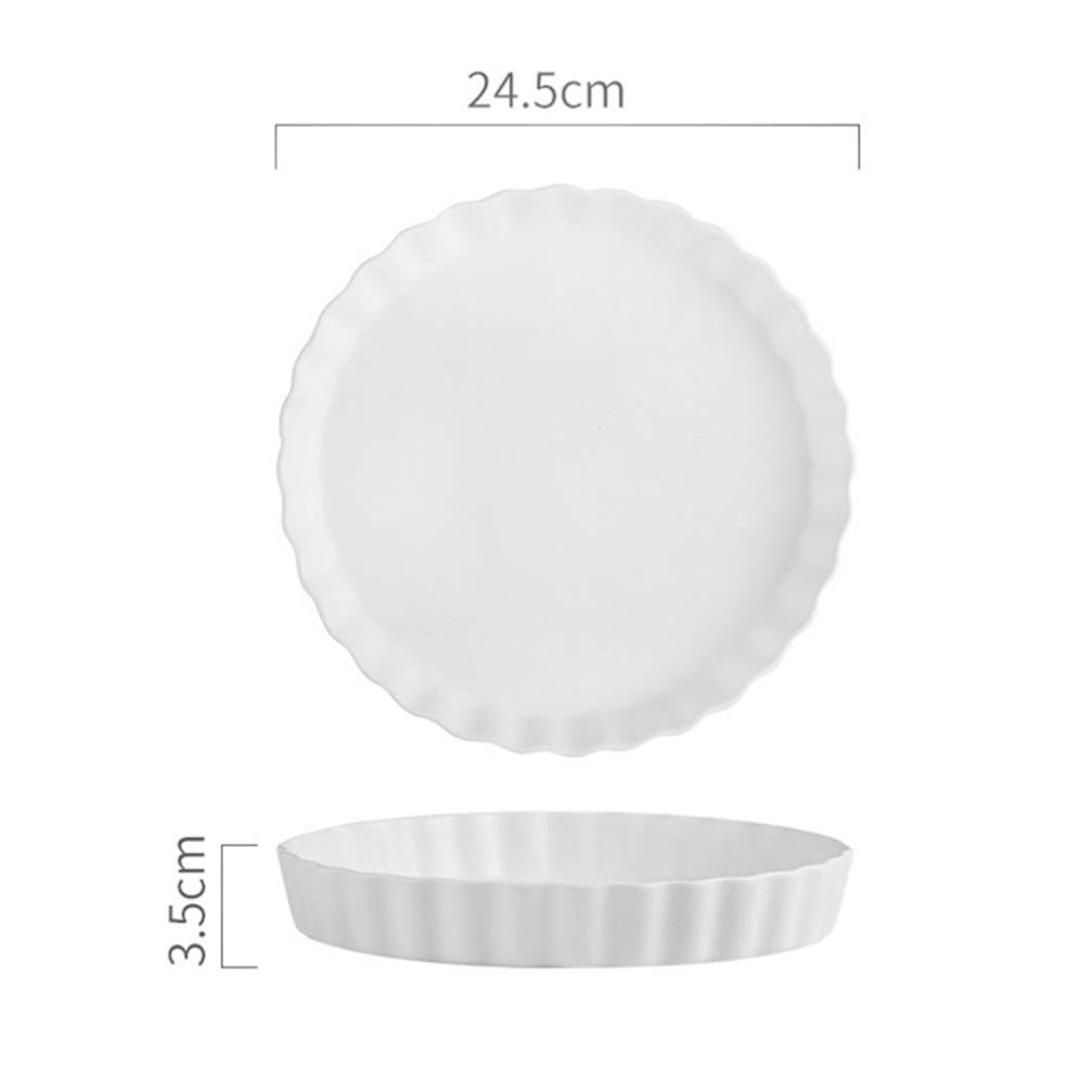 Okrągły talerz ceramiczny na śniadanie, talerz do Sushi, włoski talerz na makaron, zastawa stołowa do domu, restauracji, na imprezy, miski na płatki i makaron