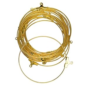NK803 20 stks kralen hoepel loop oorbel oor draad sieraden maken bevindingen DIY Gouden kleur Sieraden bedels
